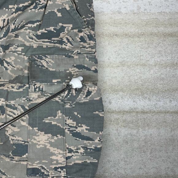 Vintage 90s Military Tactical Pants 34x28 Baggy Wide Leg Tiger Stripe Camo - Picture 10 of 12